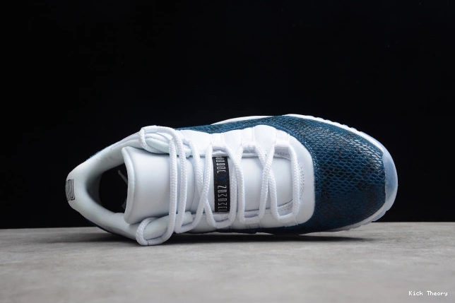 Kick Theory Air Blue CD6846-102 Jordan 11 Navy Snakeskin Low 0808